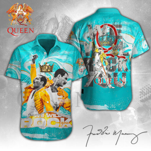 Freddie Mercury Short Sleeve Dress Shirt OVS0524ZW