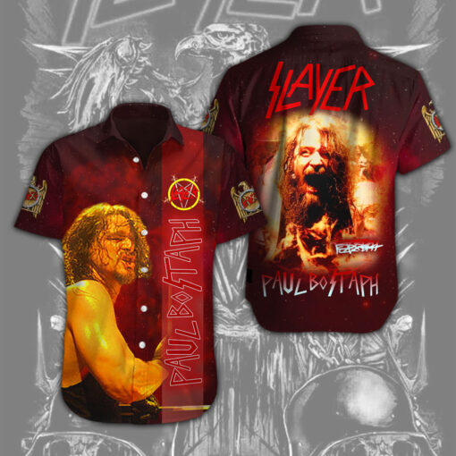 Paul Bostaph X Slayer Short Sleeve Dress Shirt OVS0524G