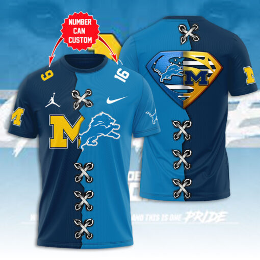 Personalized Michigan Wolverines Football T shirt OVS0524SH