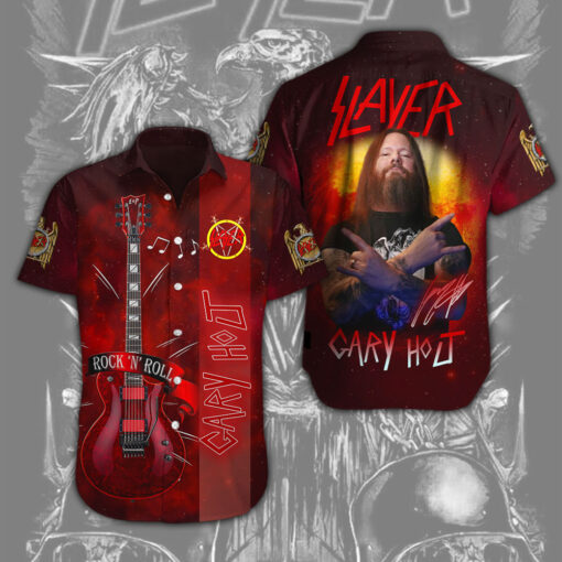Slayer x Gary Holt Short Sleeve Dress Shirt OVS0524L