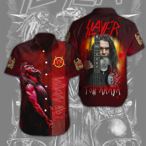 Tom Araya X Slayer Sleeve Dress Shirt OVS0524Q