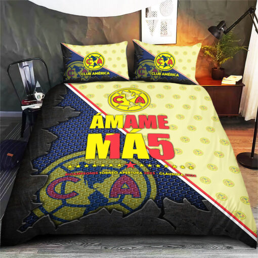 Club Amrica bedding set duvet cover pillow shams OVS0624SS