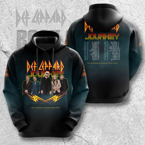 Def Leppard Black Hoodie OVS0624ZH