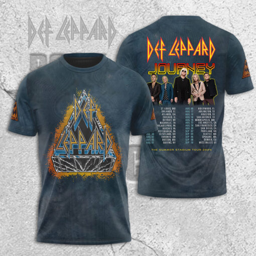 Def Leppard Grey T shirt OVS0624ZG