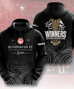 Olympiacos FC Black Hoodie OVS0624ZM