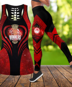 Olympiacos FC Red Black Tank Top Leggings OVS0624ZC