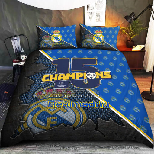 Real Madrid CHAMP15NS bedding set duvet cover pillow shams OVS0624SV