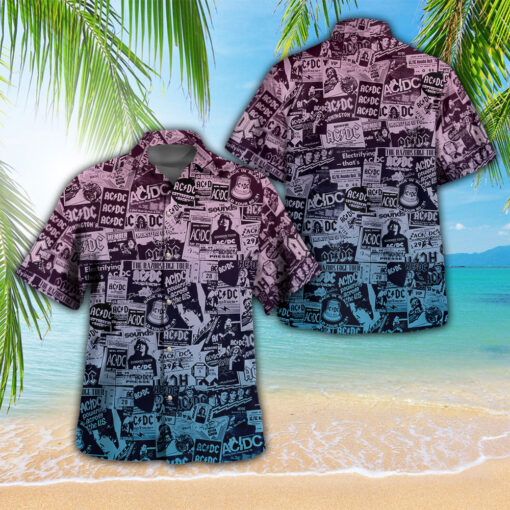 ACDC Hawaiian Shirt OVS0724W