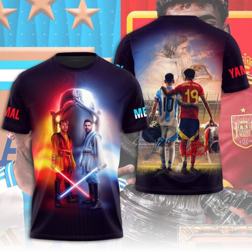 Lamine Yamal X Lionel Messi T shirt OVS0724ZQ