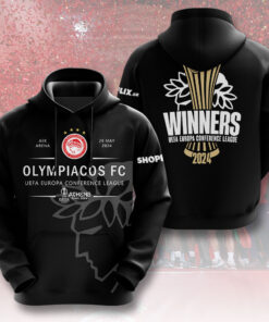 Olympiacos Black Hoodie OVS0724S