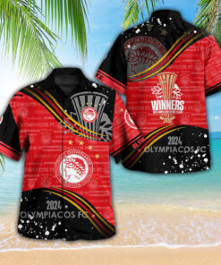 Olympiacos FC Hawaiian Shirt OVS0724H