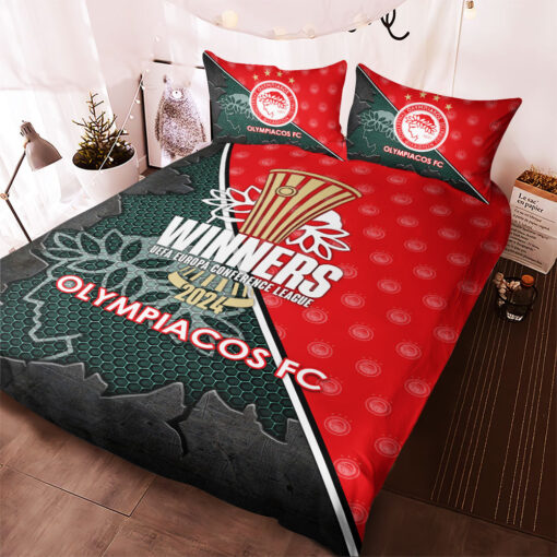 Olympiacos FC bedding set duvet cover pillow shams OVS0724K IMAGE