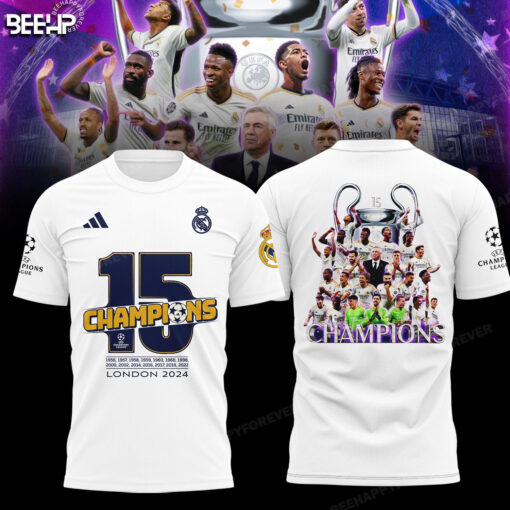 Real Madrid 15 Champions T shirt OVS0724Y