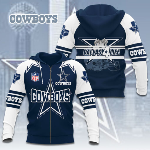 Dallas Cowboys NFL Zip Hoodie OVS0824ZG