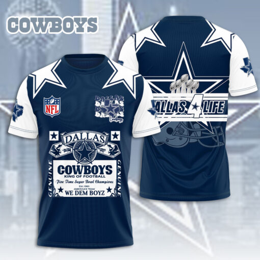 Dallas Cowboys Navy T shirt OVS0824SF