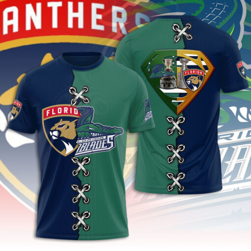 Florida Panthers X Florida Everglades T shirt OVS0824SY