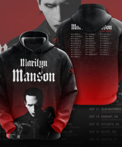 Marilyn Manson 2024 Tour Hoodie OVS0824SC