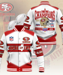 San Francisco 49ers varsity jacket OVS0824ZO