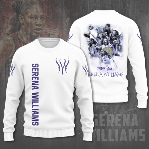 Serena Williams White Sweatshirt OVS0824S