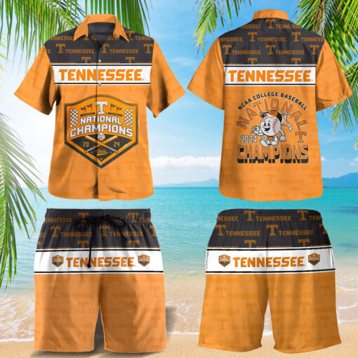 Tennessee Volunteers Baseball Hawaiian Shirt Hawaiian Shorts OVS0824ZI