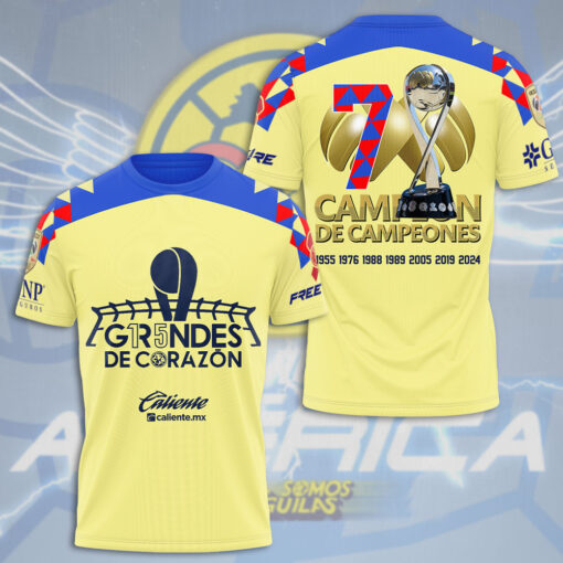 Club Amrica Yellow T shirt OVS0924J