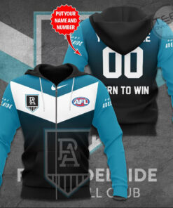 Customized Port Adelaide FC Zip up Hoodie OVS0924SE