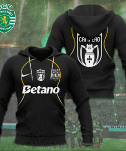 Sporting CP Black Hoodie OVS0924G