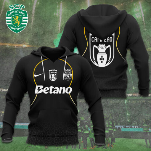 Sporting CP Black Hoodie OVS0924G