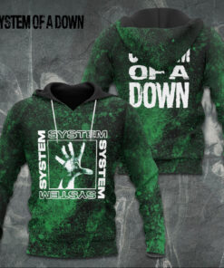 System Of A Down Green Hoodie OVS0924E