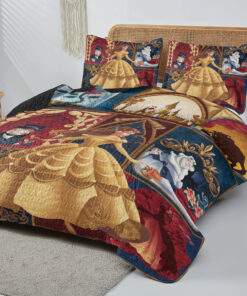 Beauty and The Beast Quilt bedding set duvet cover pillow shams OVS1024SA