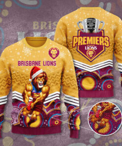 Brisbane Lions ugly christmas sweater OVS1024ZC