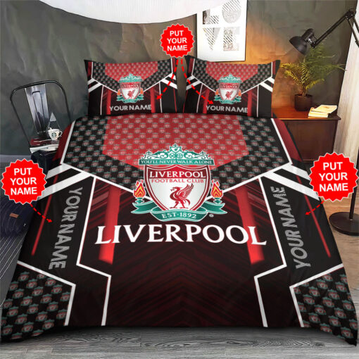 Customized Liverpool bedding set duvet cover pillow shams OVS1024Y