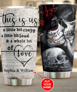 Customized Sugar Skull Tumbler Cup OVS1024T