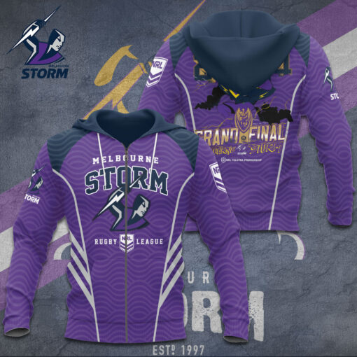 Melbourne Storm Zip Hoodie OVS1024A