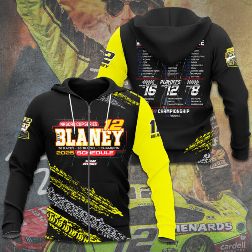 Ryan Blaney Zip Hoodie OVS1024H