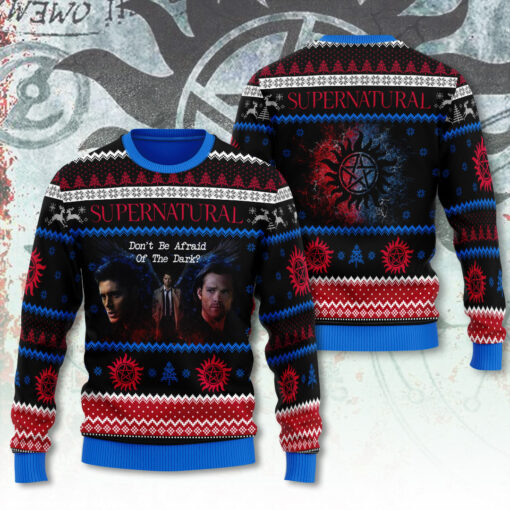 Supernatural ugly christmas sweater OVS1024SU