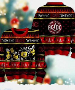 AC DC ugly christmas sweater OVS1124D