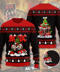 ACDC ugly christmas sweater OVS1124G