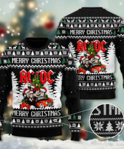 ACDC ugly christmas sweater OVS1124W