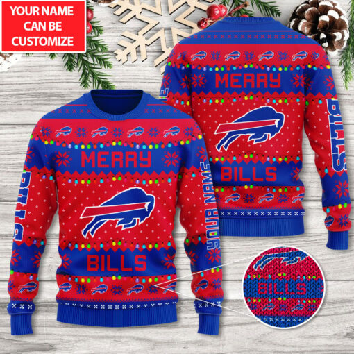 Buffalo Bills ugly christmas sweater OVS1124K