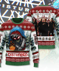 Disturbed ugly sweater OVERSIZEDTEE 1