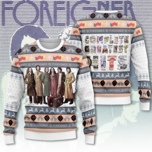 Foreigner ugly sweater OVERSIZEDTEE 18