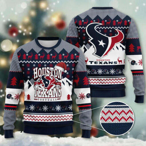 Houston Texans ugly christmas sweater OVS1124H