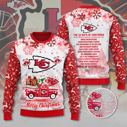 Kansas City Chiefs ugly sweater OVS1124P