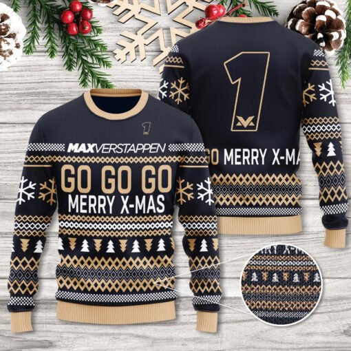 Max Verstappen ugly sweater OVERSIZEDTEE 19