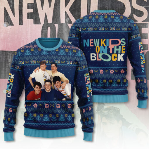 NKOTB ugly sweater OVERSIZEDTEE 21