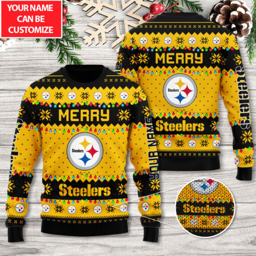 Pittsburgh Steelers ugly christmas sweater OVS1124I