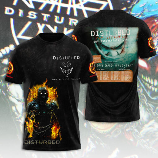 Disturbed T shirt OVERSIZEDTEE 42