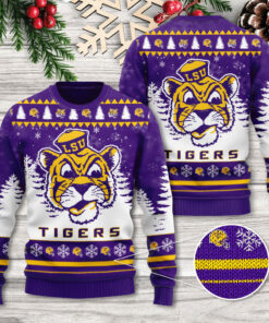 LSU Tigers Football ugly sweater OVERSIZEDTEE 40