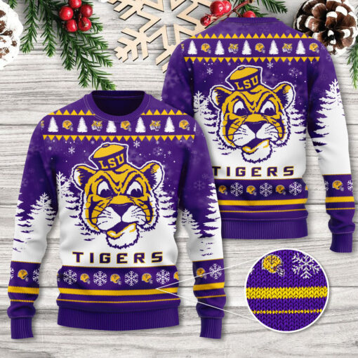 LSU Tigers Football ugly sweater OVERSIZEDTEE 40